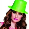 Hoge Hoed Glitter Neon Groen