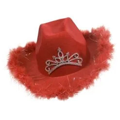 Toppers Cowboy Hoed Rood