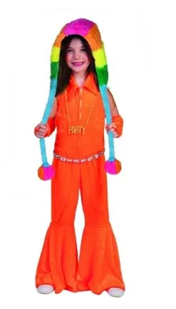 Neon Oranje Jumpsuit Kids