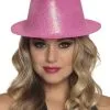 Hoed Sparkle Neon Roze