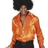 Disco Blouse Oranje Met Roezels