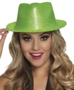 Hoed Sparkle Neon Groen