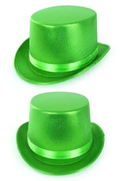 Hoge Hoed Metallic Groen