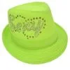 Tribly Hat Sexy Fluor Groen
