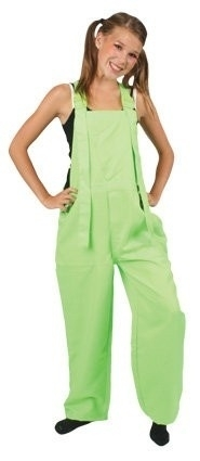 Fluor Groen Tuinbroek Kids