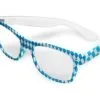 Bril Oktoberfest Blauw/wit