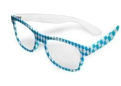 Bril Oktoberfest Blauw/wit