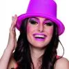 Hoge Hoed Glitter Neon Pink