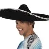 Sombrero Deluxe Zwart