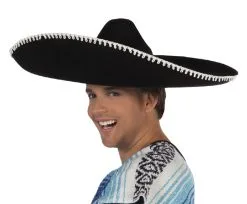 Sombrero Deluxe Zwart