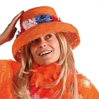 Dameshoed Oranje