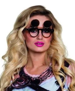 Steampunk Vintage Flip Over Bril