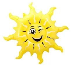 Opblaasbaar Gele Zon