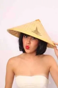 Strohoed Chinees Vlechtwerk